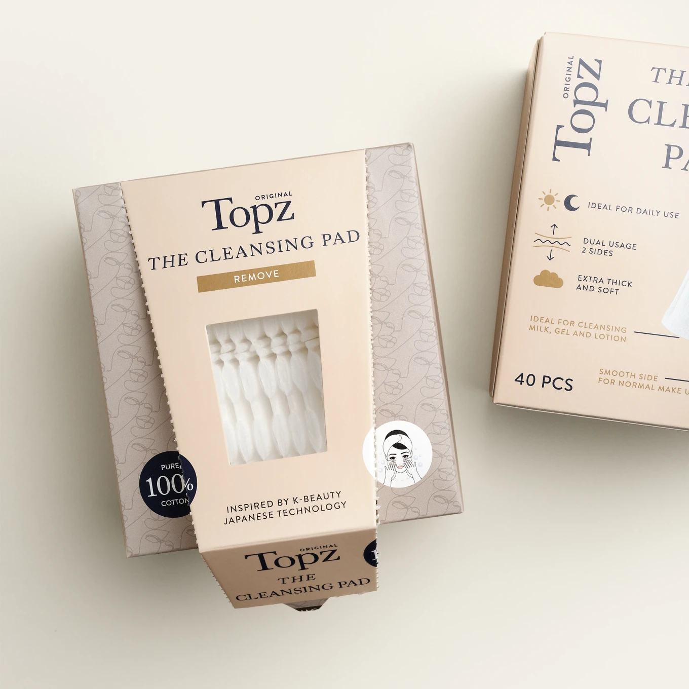 Topz Premium The Cleansing Pad 40 st Topz
