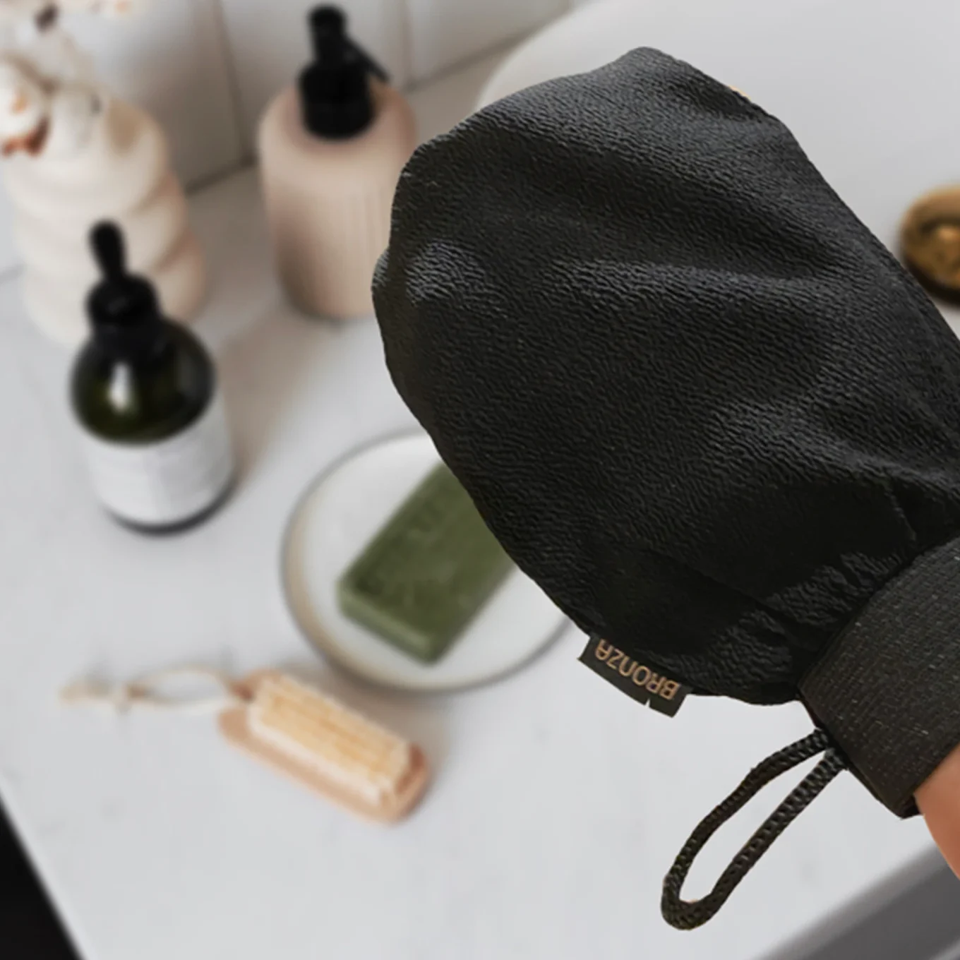 Bronza Exfoliating Mitt Bronza