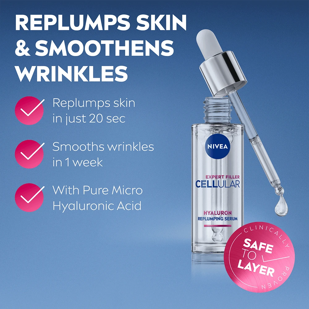 Nivea Cellular Expert Filler Hyaluron Replumping Serum 30 ml Nivea