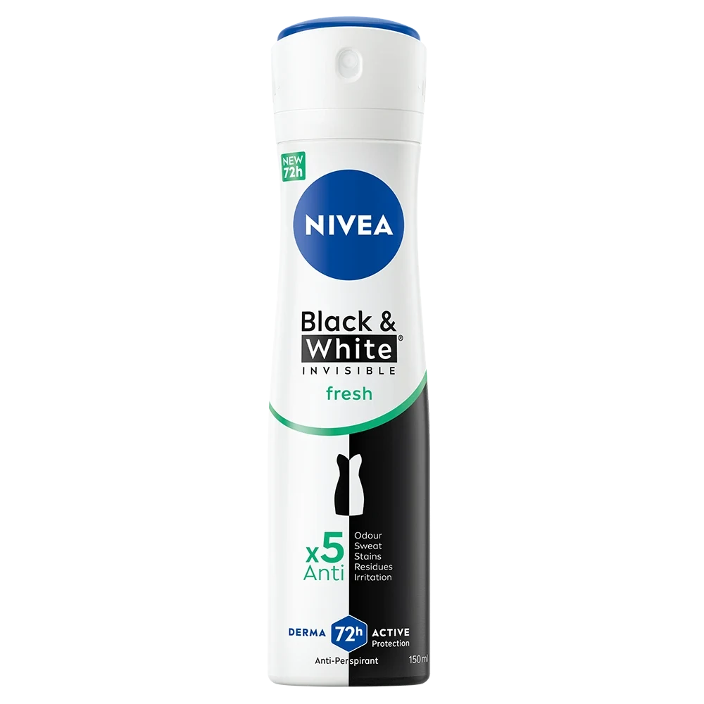 Nivea Black & White Fresh Spray 150 ml Nivea