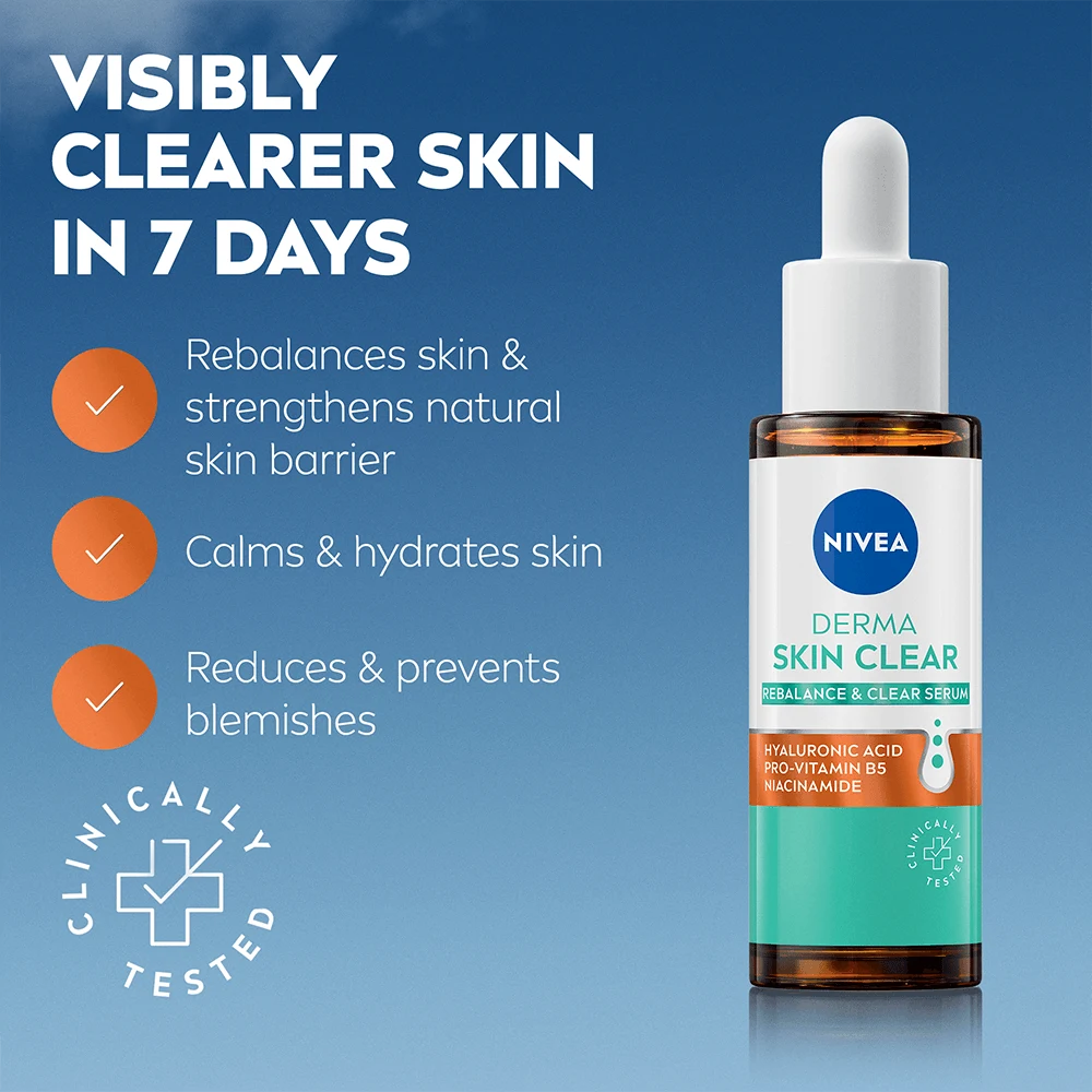 Nivea Derma Skin Clear Rebalance & Clear Serum 30 ml Nivea