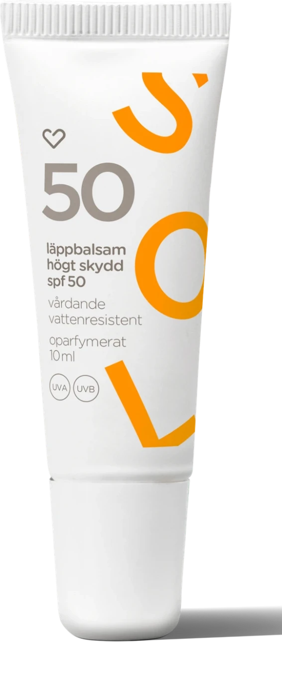 Hjärtats Läppbalsam SPF50 Oparfymerad 10 ml Hjärtats