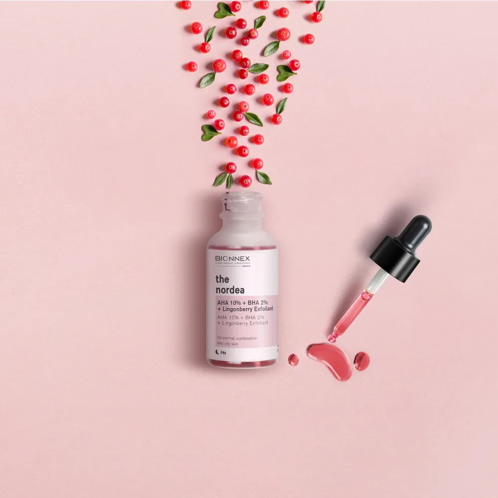 Bionnex The Nordea AHA 10% + BHA 2% + Lingonberry Exfoliant 30ml BIONNEX