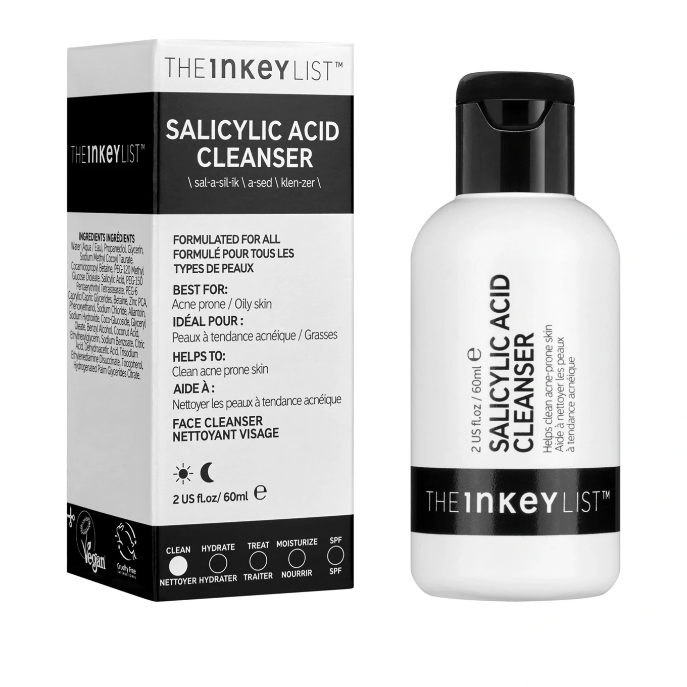 The Inkey List Salicylic Acid Cleanser 60 ml The Inkey List 