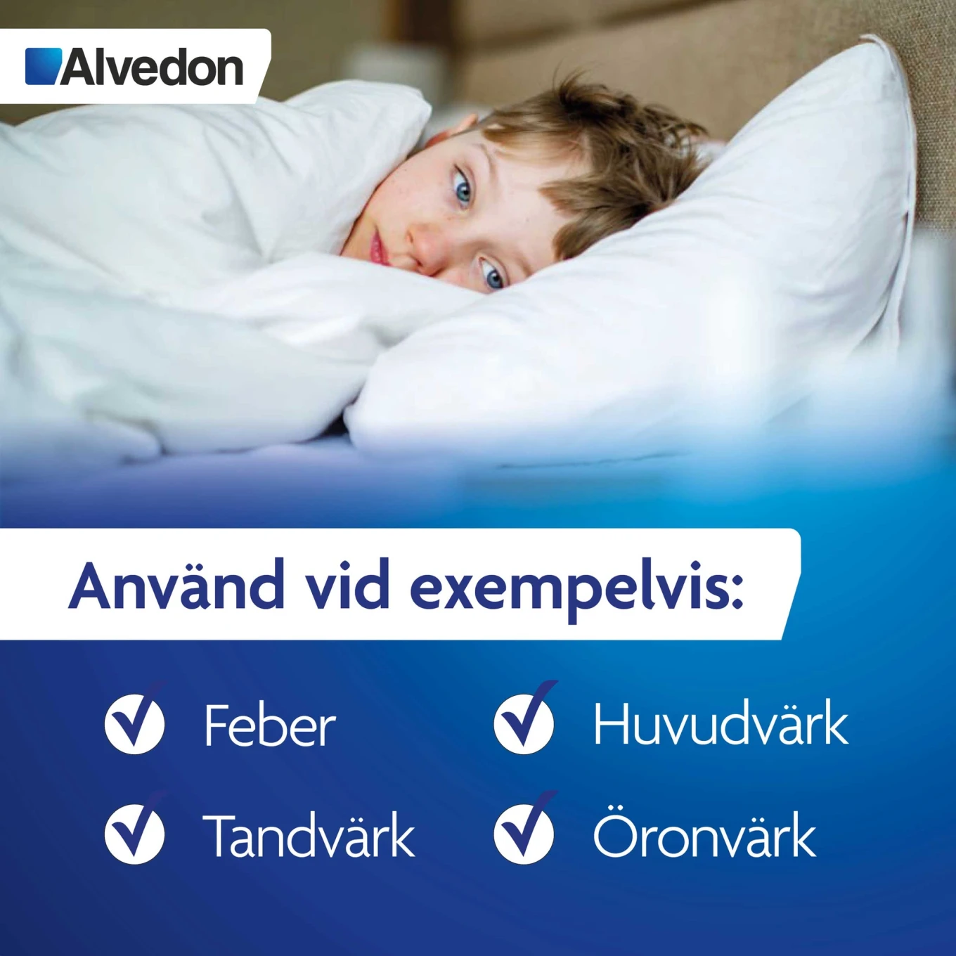 Alvedon Oral suspension 24mg/ml Flaska, 100ml Alvedon