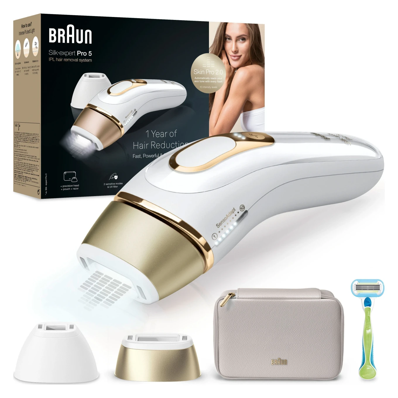 Braun PL5152 White/Gold Braun