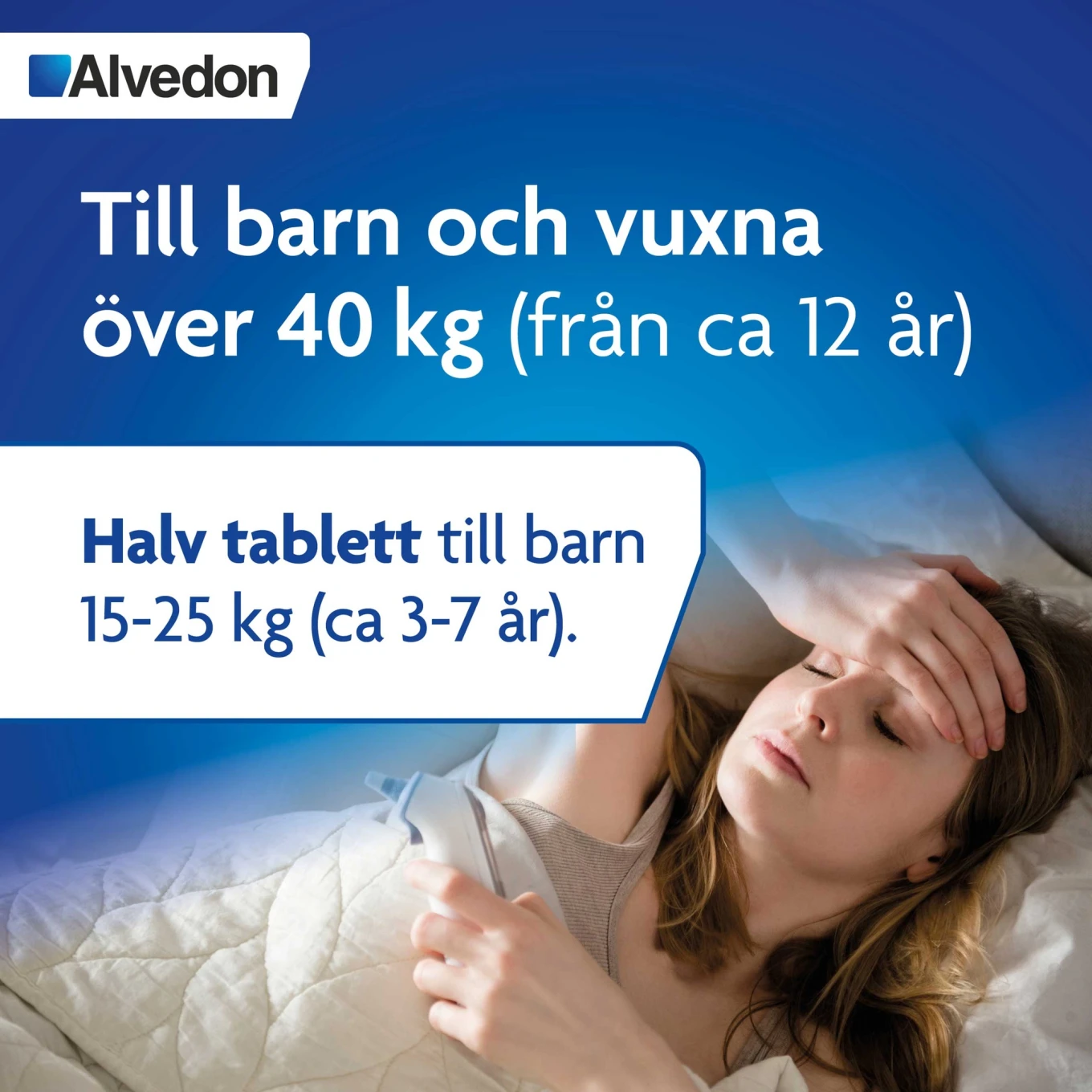 Alvedon Novum Filmdragerad tablett 500mg Blister, 20 st Alvedon