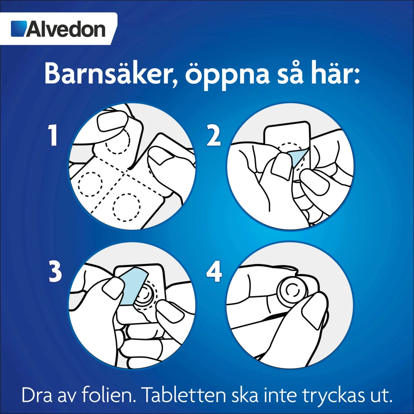 Alvedon munsönderfallande tablett 250 mg 12 st Alvedon