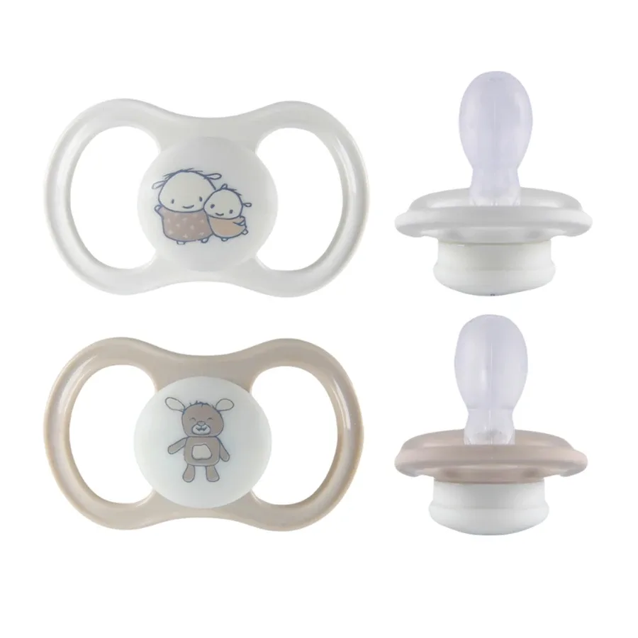 ESSKA Happy Glow 4+m Silikon Beige 2-pack Esska