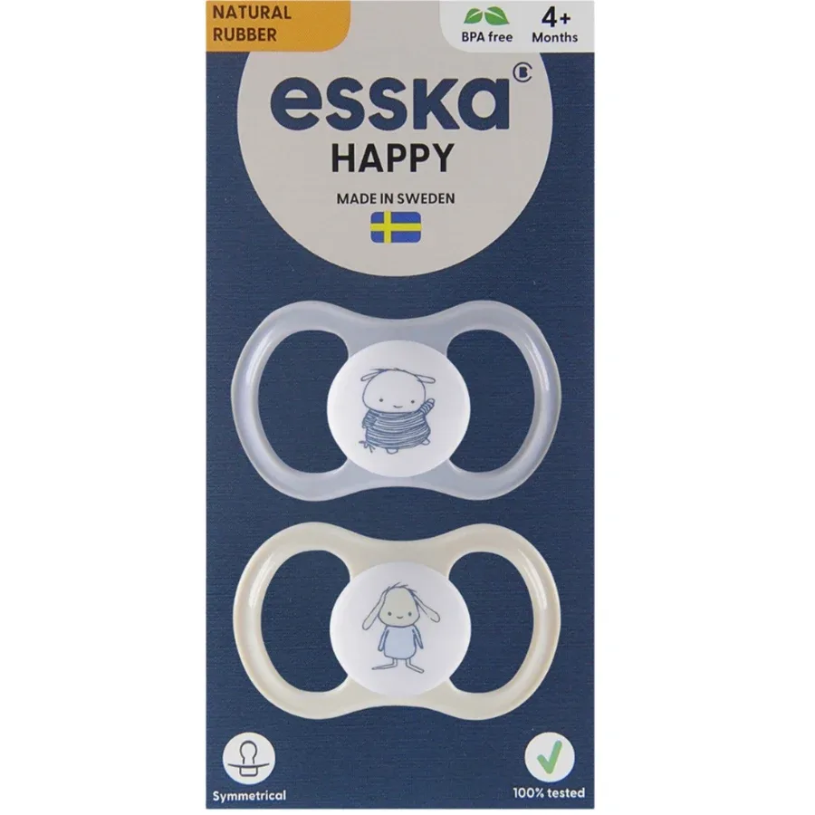 ESSKA Happy 4+m Latex Beige 2-pack Esska