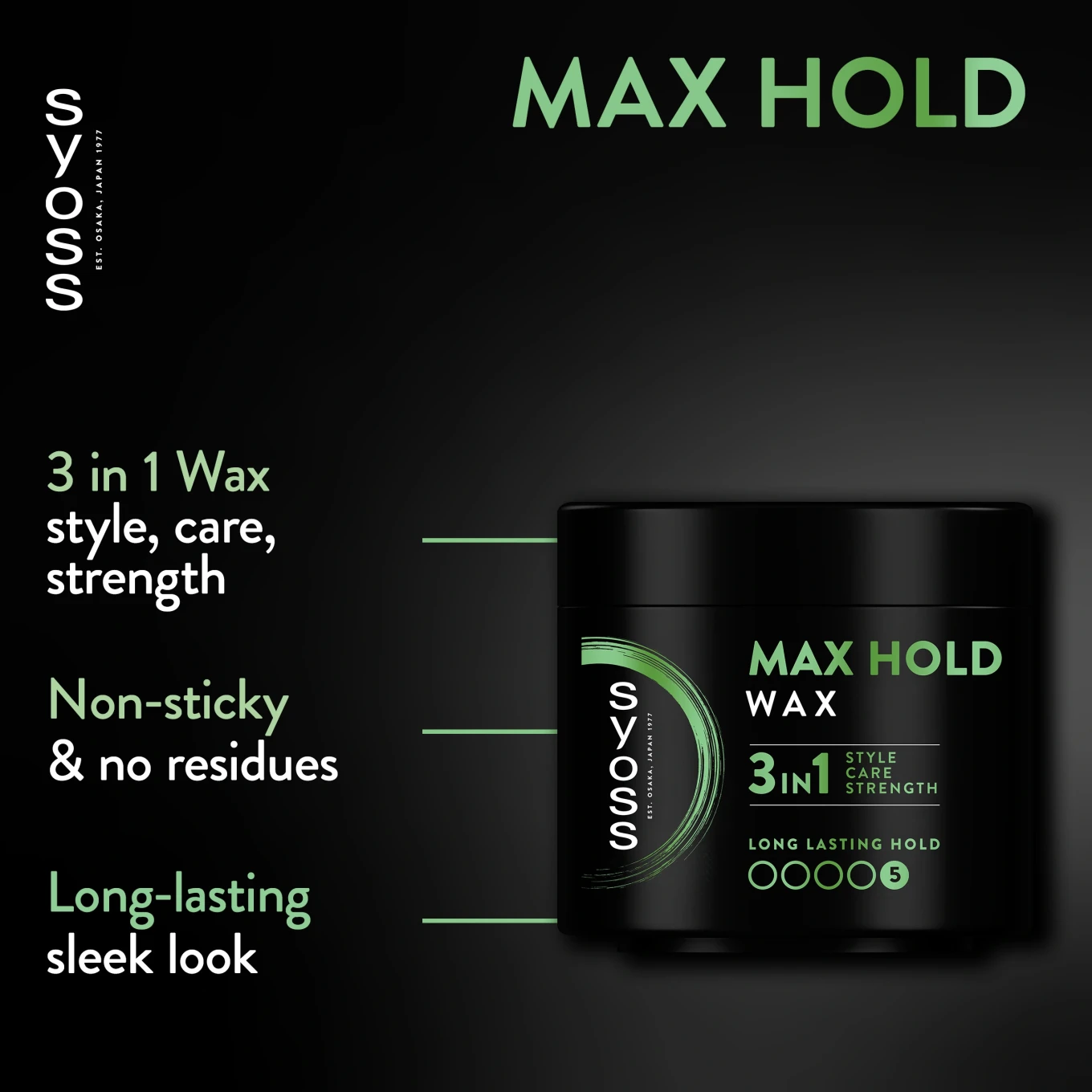 Syoss Max Hold Vax 150 ml Syoss