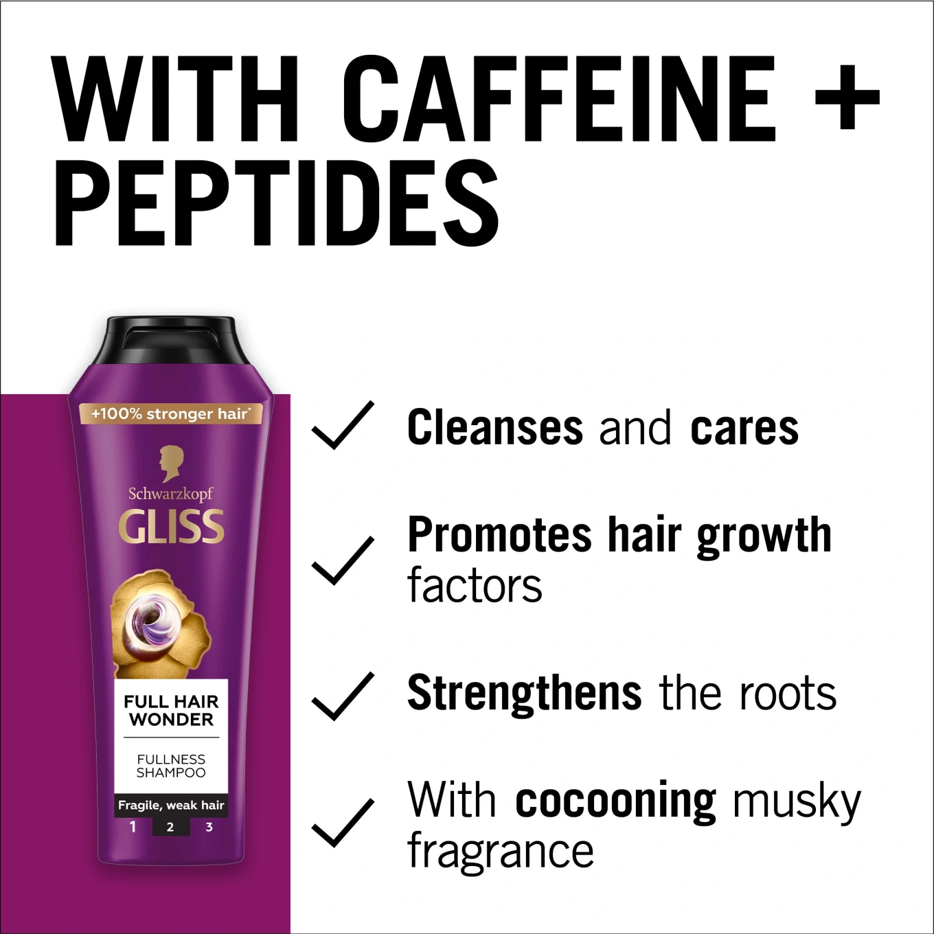 Schwarzkopf Gliss Full Hair Wonder Shampoo 250 ml Schwarzkopf