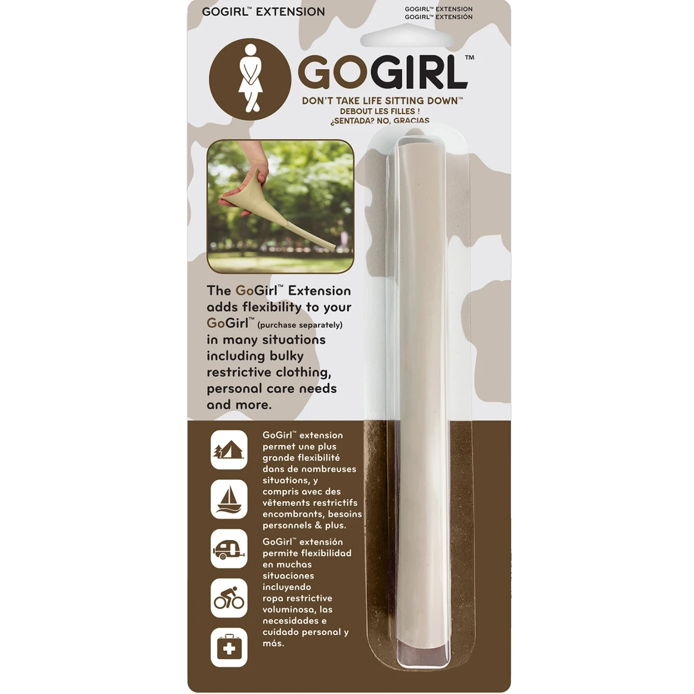 Go Girl Extension Khaki Förlängning för kisstratt Go Girl