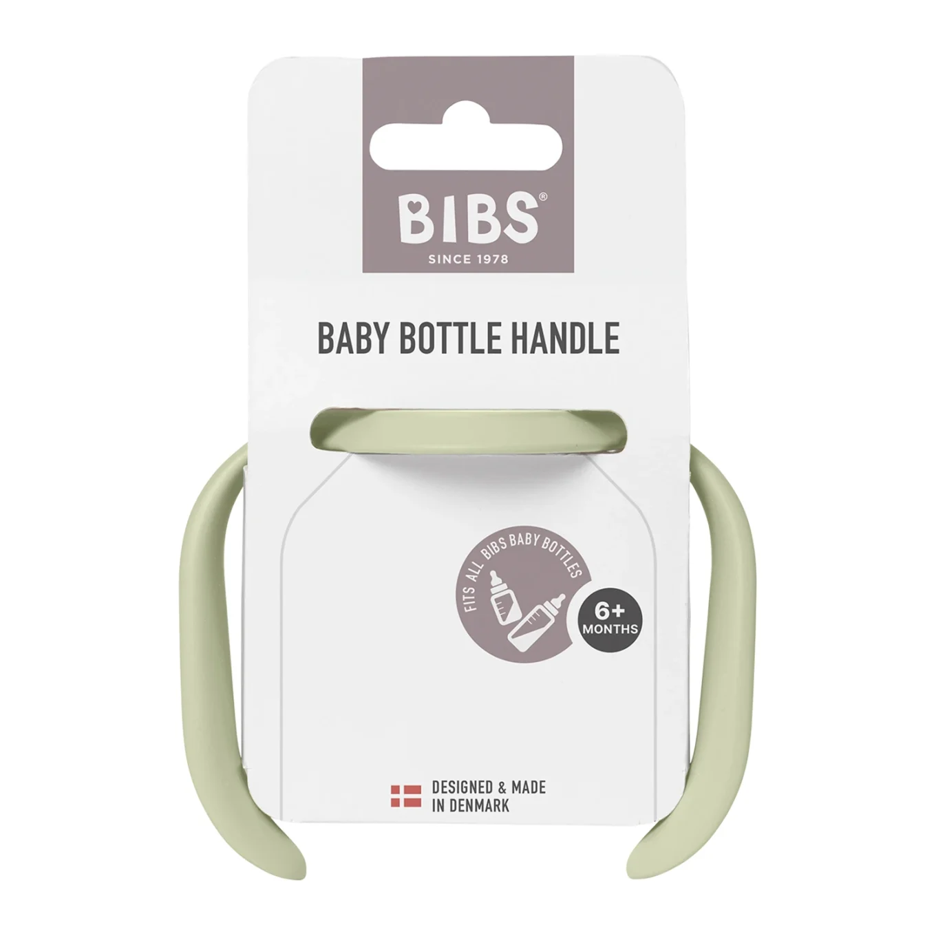 BIBS Baby Bottle Handle  Sage Bibs