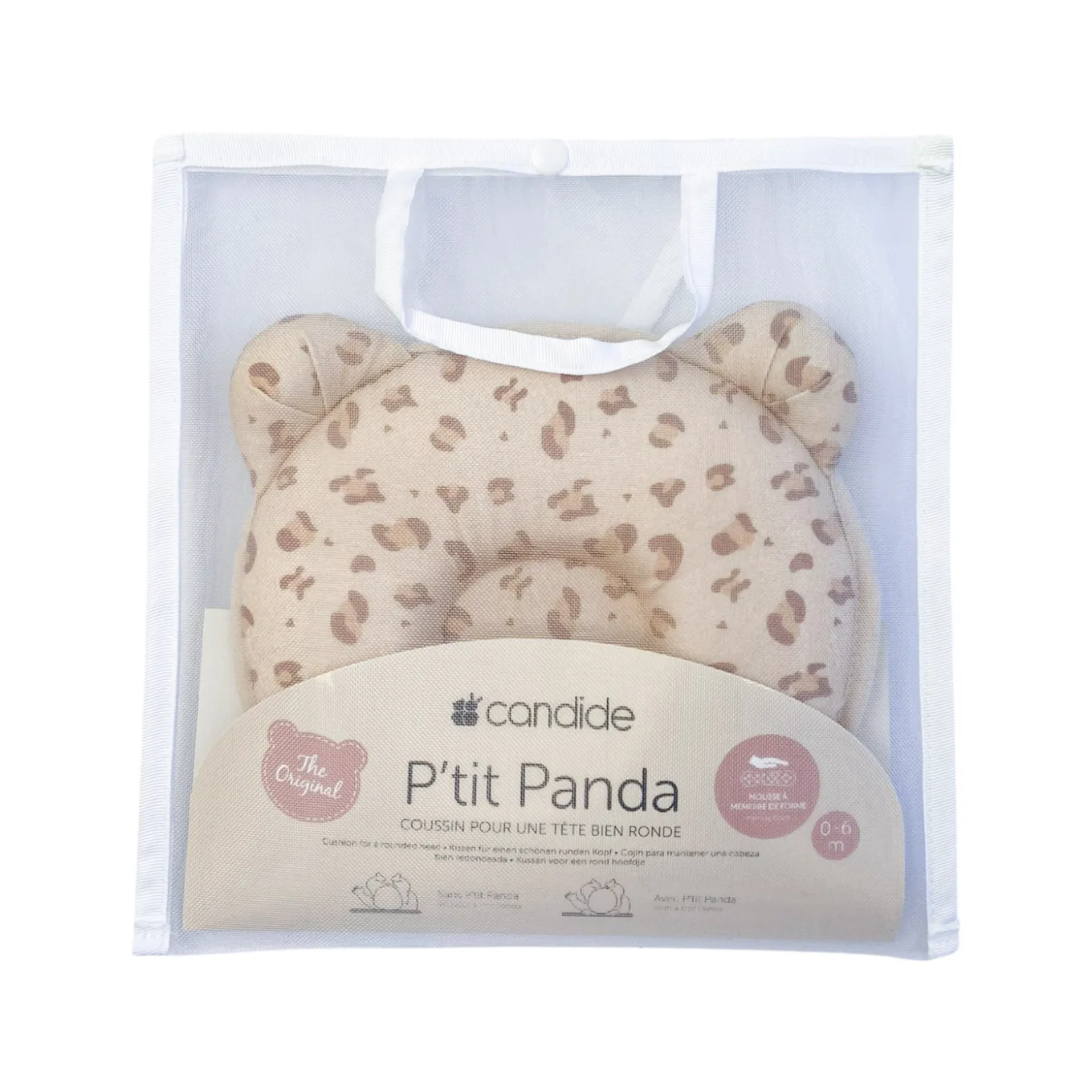 Candide Panda Babykudde Leopard Candide
