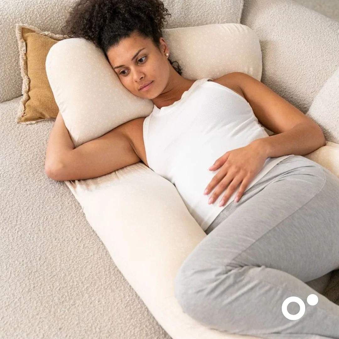 Doomoo Gravidkudde Maxi Blomma Sand Doomoo