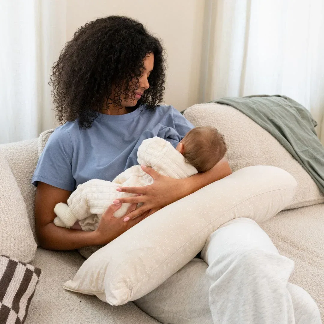 Doomoo Gravidkudde Maxi Blomma Sand Doomoo