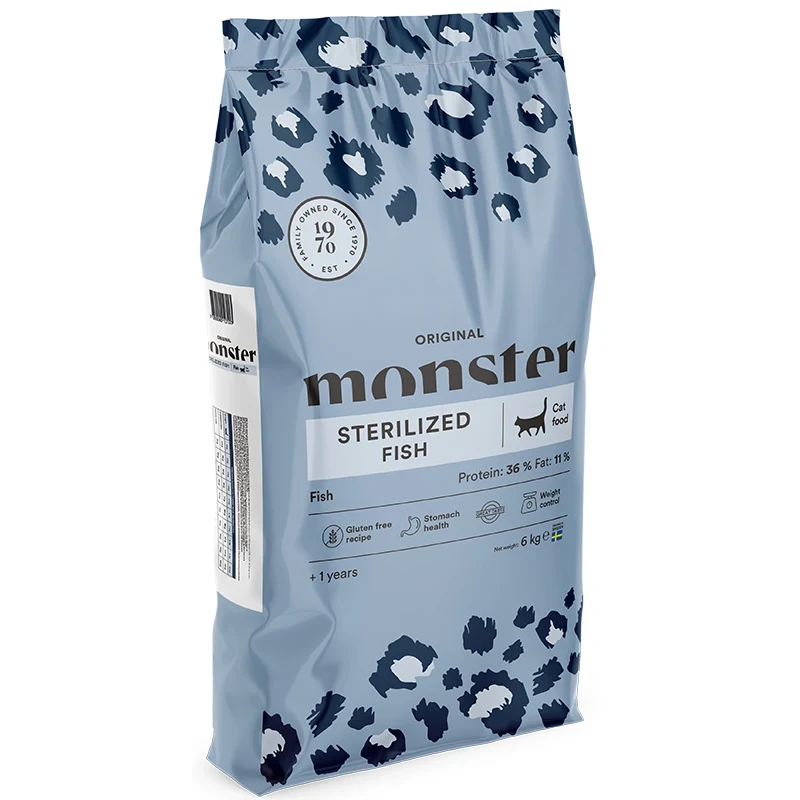 Monster Cat Original Sterilized Fish 6 kg Monster