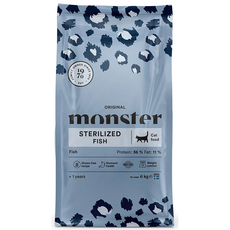 Monster Cat Original Sterilized Fish 6 kg Monster