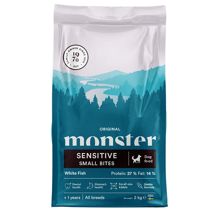 Monster Dog Original Sensitive White Fish Small Bites 2 kg Monster