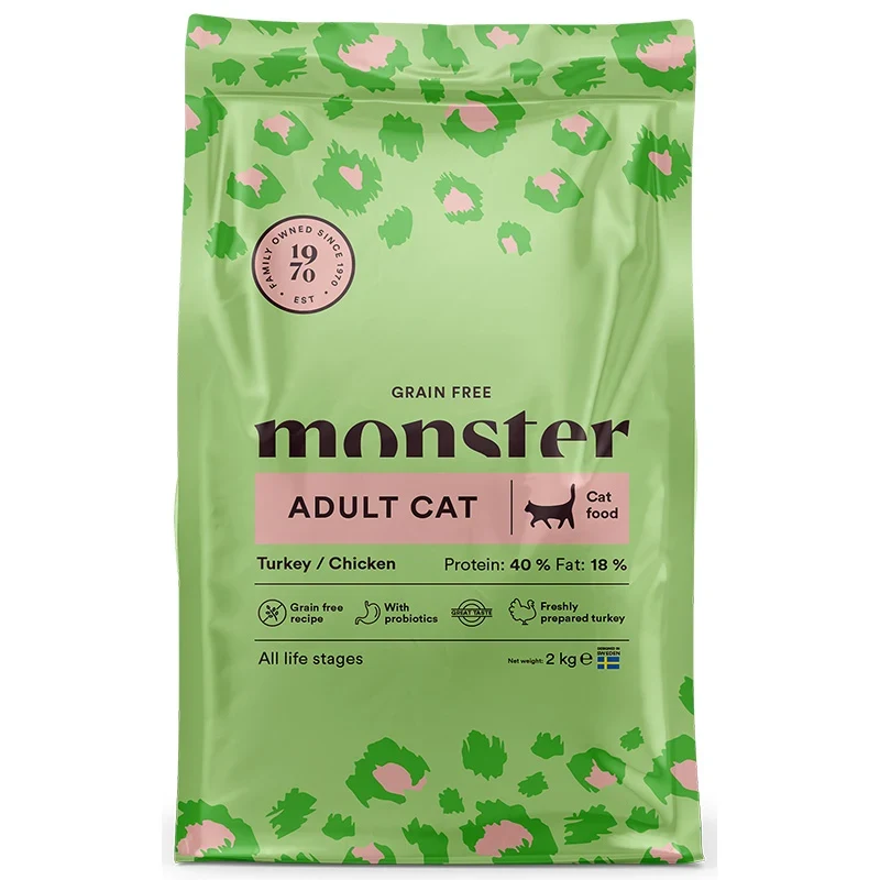 Monster Cat Grain Free Adult Turkey/Chicken  2 kg Monster