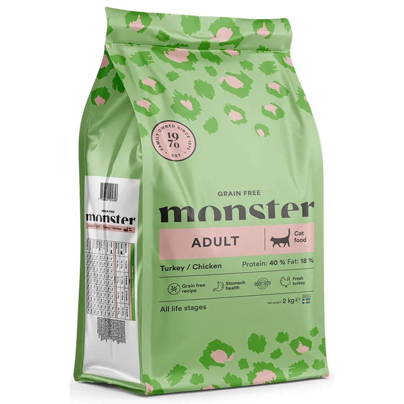 Monster Cat Grain Free Adult Turkey/Chicken  2 kg Monster