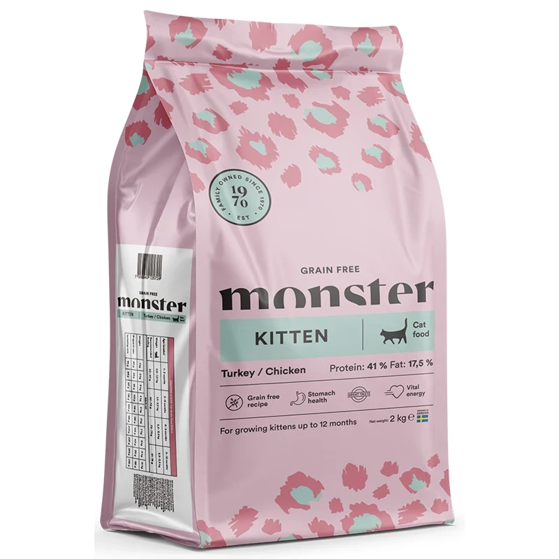 Monster Cat Grain Free Kitten Turkey/Chicken 2 kg Monster