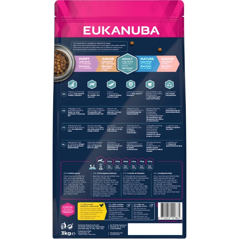 Eukanuba Dog Adult Large Fresh Chicken 3 kg eukanuba
