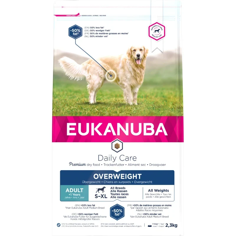 Eukanuba Dog Daily Care Overweight 2,3 kg eukanuba