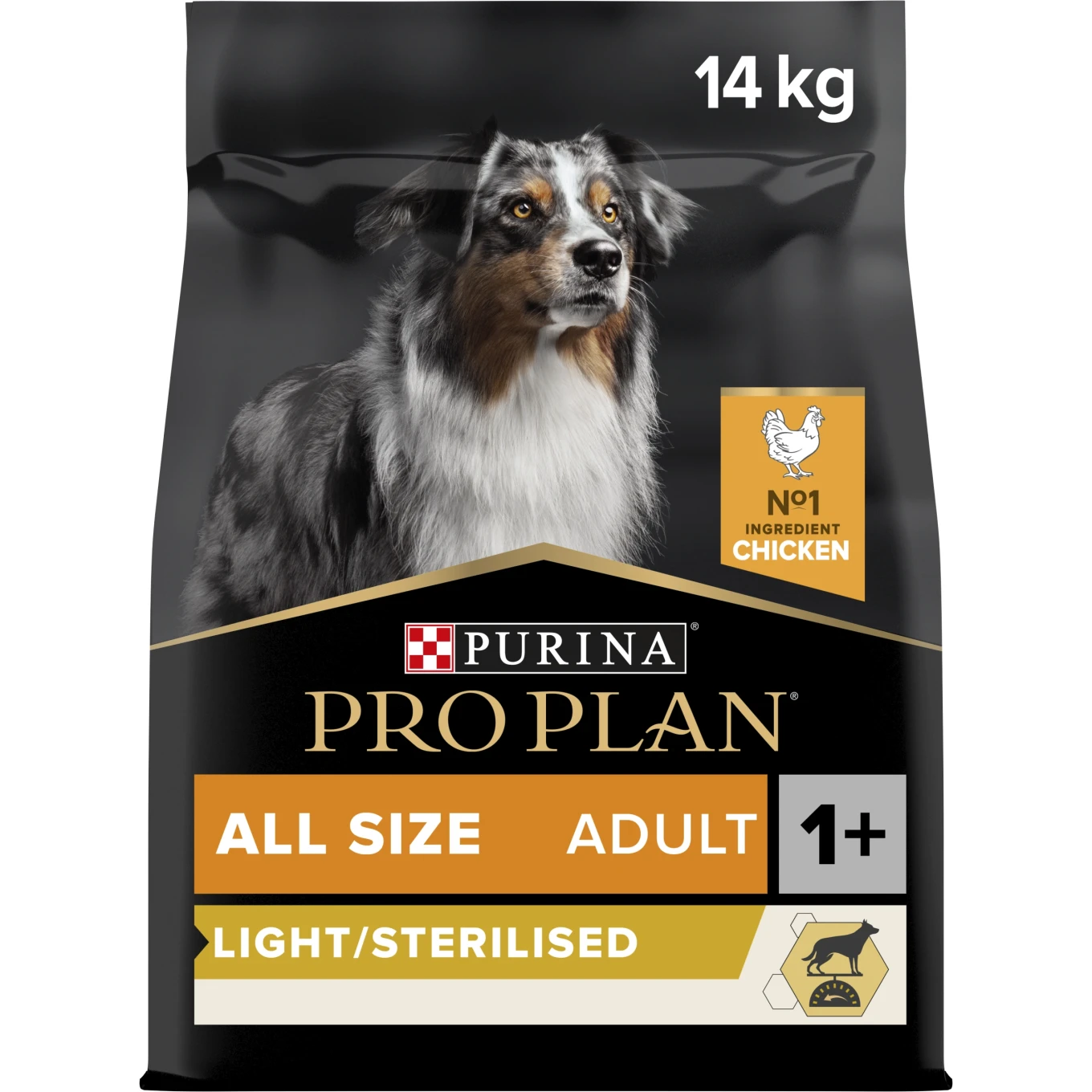 PURINA PRO PLAN All Sizes Adult Light/Sterilised Torrfoder Hund 14kg Purina Pro Plan