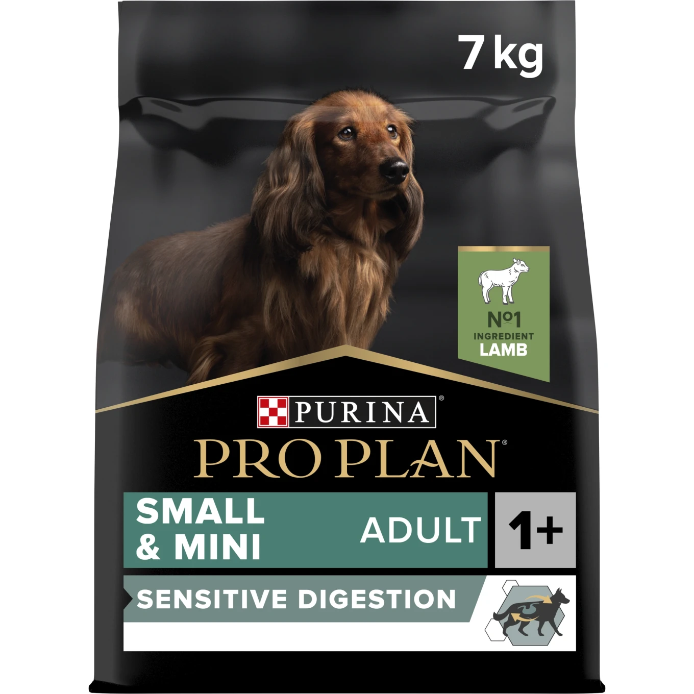 PURINA PRO PLAN Small & Mini Adult Sensitive Digestion Lamm Torrfoder Hund 7kg Purina Pro Plan