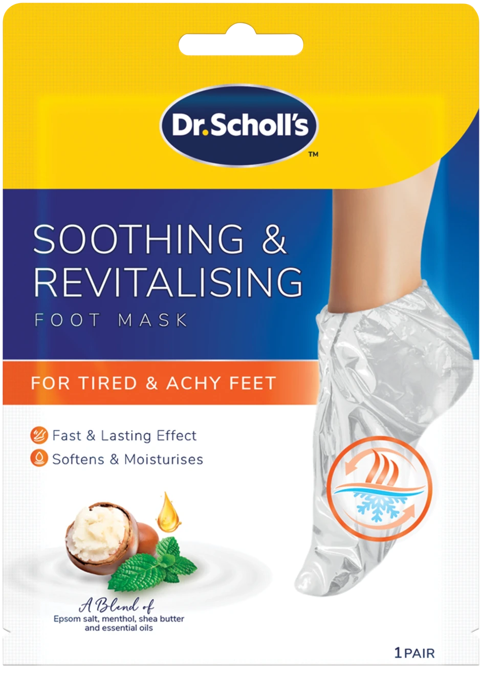 Scholl Soothing and Revitalising Foot Mask Scholl