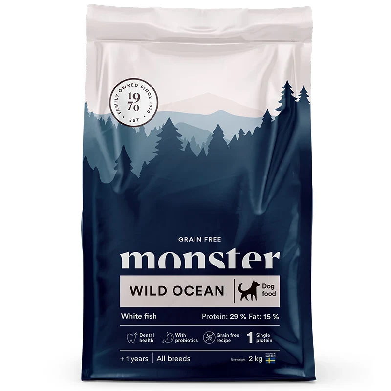Monster Dog Grain Free Wild Ocean Sensitive 2 kg Monster