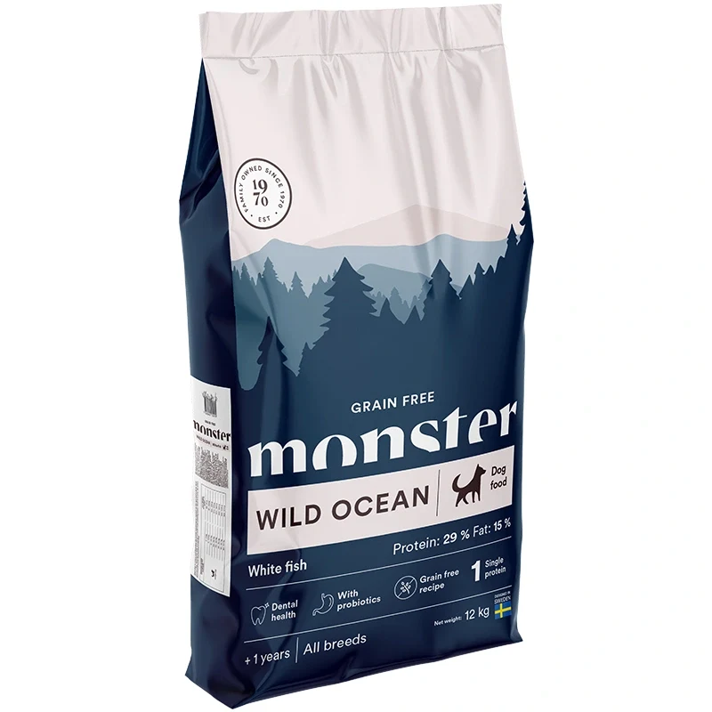 Monster Dog Grain Free Wild Ocean Sensitive 12 kg Monster