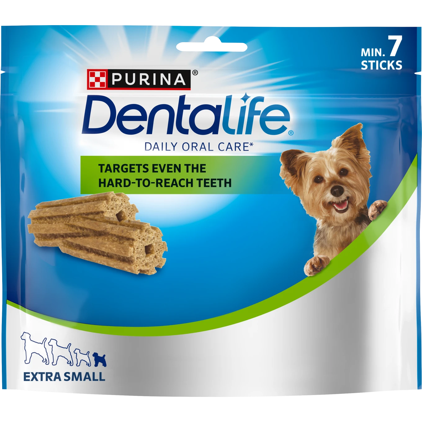PURINA Dentalife Extra Small Hundtugg 7-pack Purina