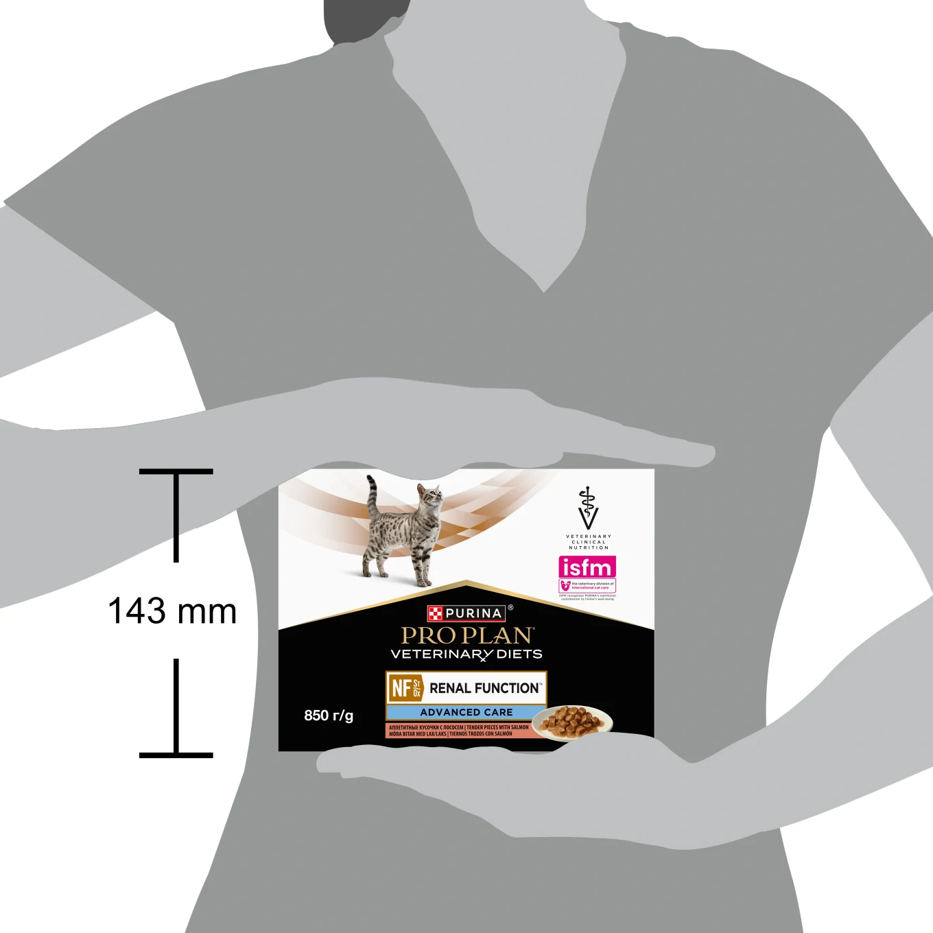 PURINA PRO PLAN Veterinary Diets NF Renal Function Advanced Care Salmon Våtfoder Katt 10x85g Purina Pro Plan