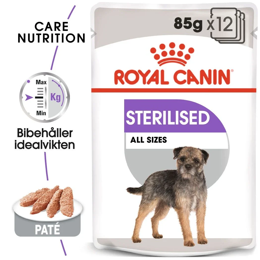 Royal Canin Sterilised Care Loaf Dog Våtfoder 12x85 g Royal Canin
