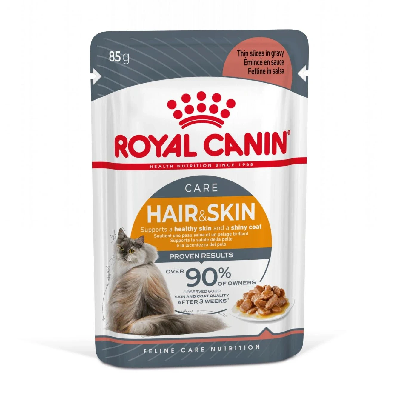 Royal Canin Hair & Skin Gravy Cat 12x85 g Royal Canin