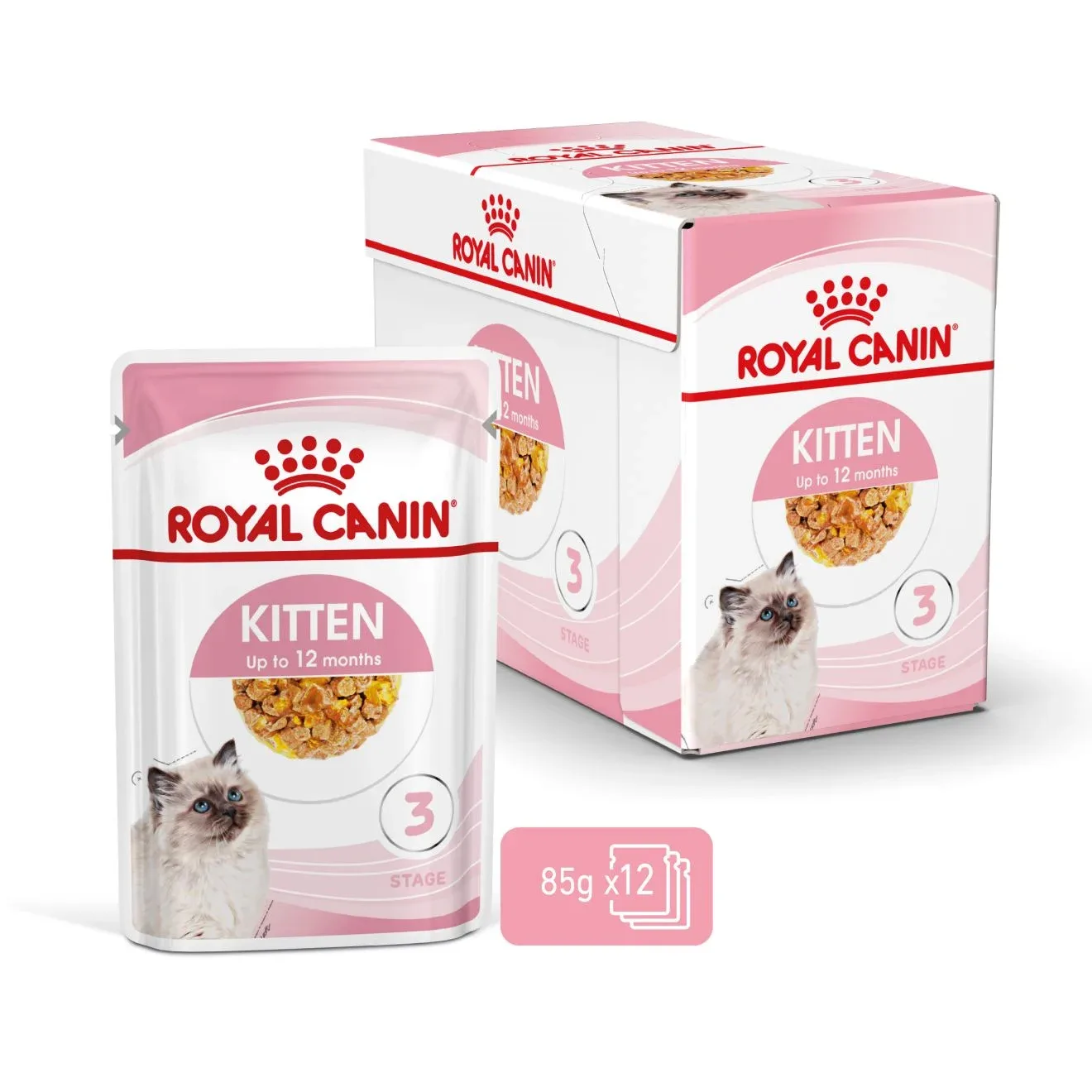 Royal Canin Kitten Jelly Våtfoder 12x85 g Royal Canin