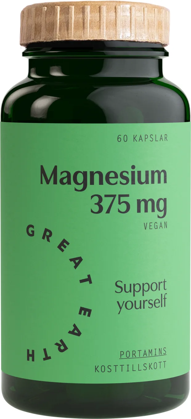 Great Earth Magnesium 375 mg 100 tabletter Great Earth