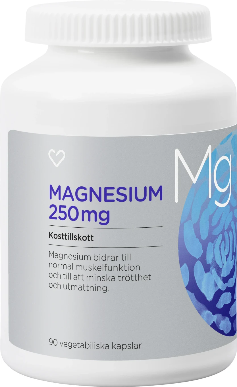 Hjärtats Magnesium 250mg Kapsel 90 st Hjärtats