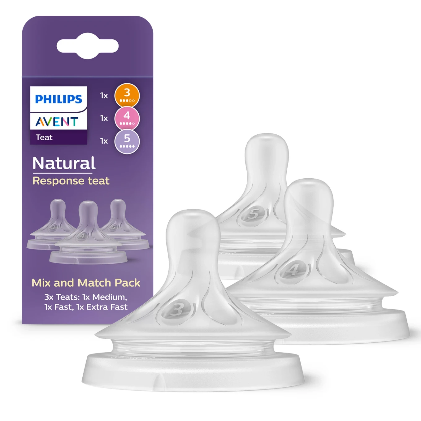 Philips Avent Natural Response Dinappar Mix & Match 3 st Philips Avent