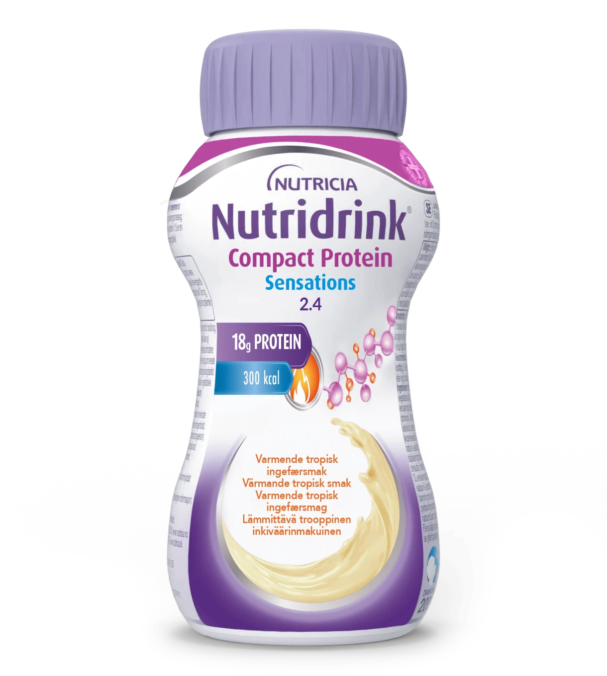 Nutridrink Compact Protein Sensations Värmande Tropisk 4 x 125 ml Nutridrink