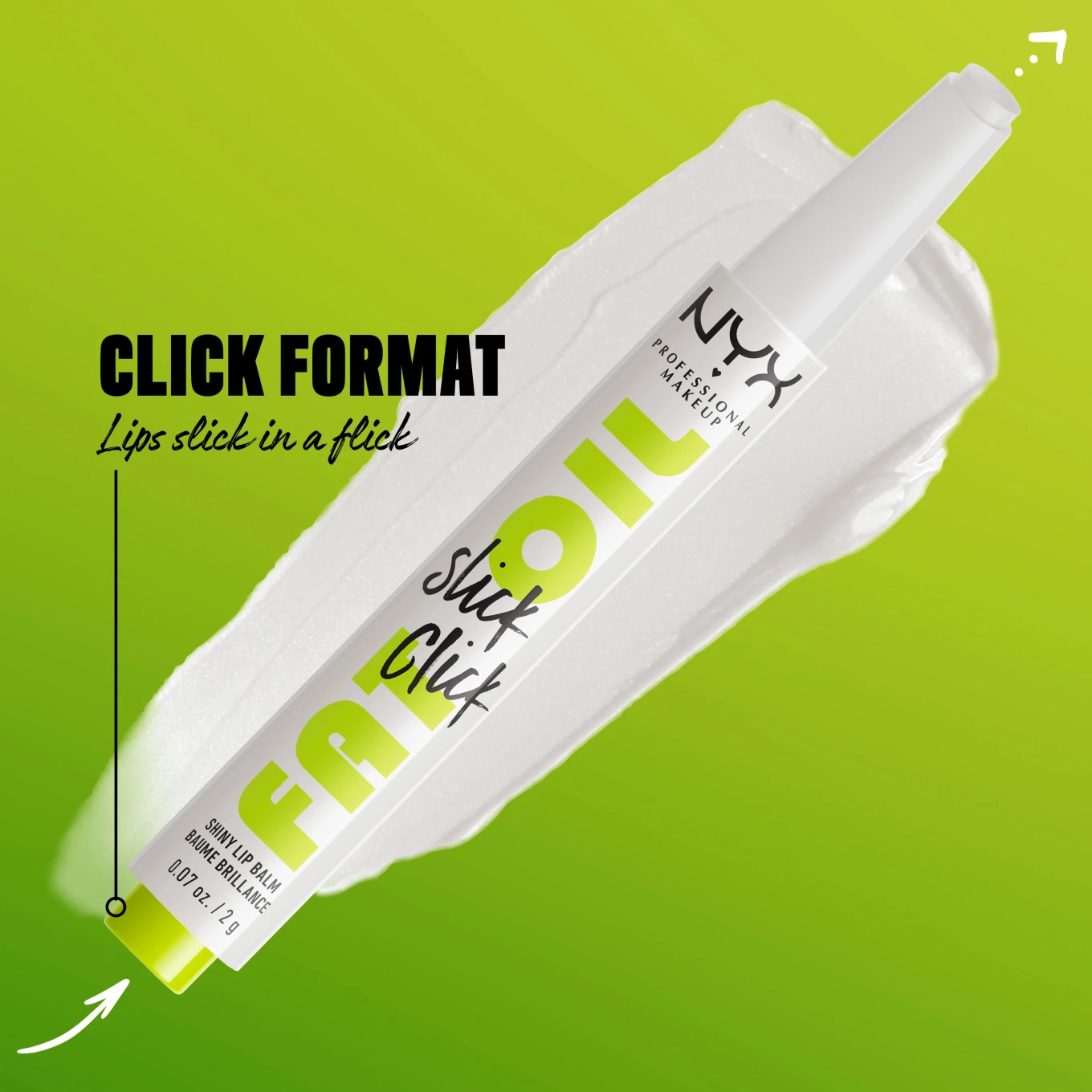 NYX Professional Makeup Fat Oil Slick Click Lip Balm 2,3 ml 13 Going Live NYX Professional Makeup