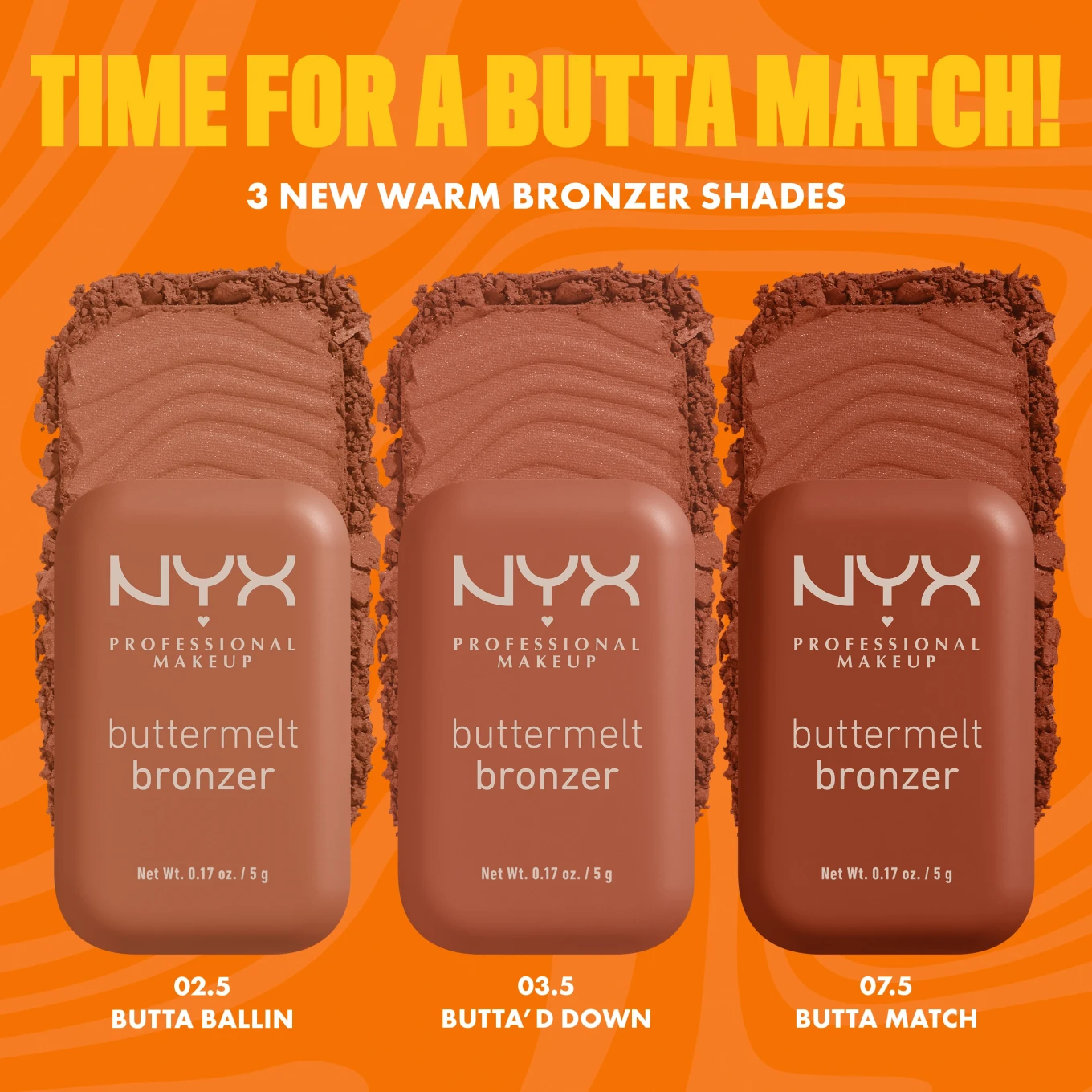 NYX Professional Makeup Buttermelt Bronzer 5 g 07.5 Butta Match NYX Professional Makeup