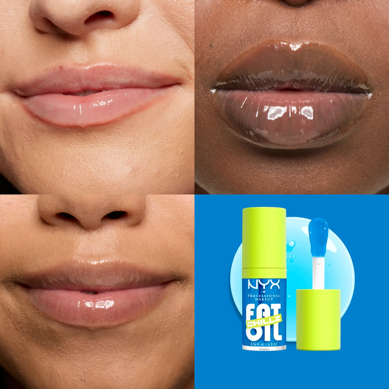 NYX Professional Makeup Fat Oil Lip Drip Lip Gloss 4,8 ml 18 Polar Peppermint NYX Professional Makeup