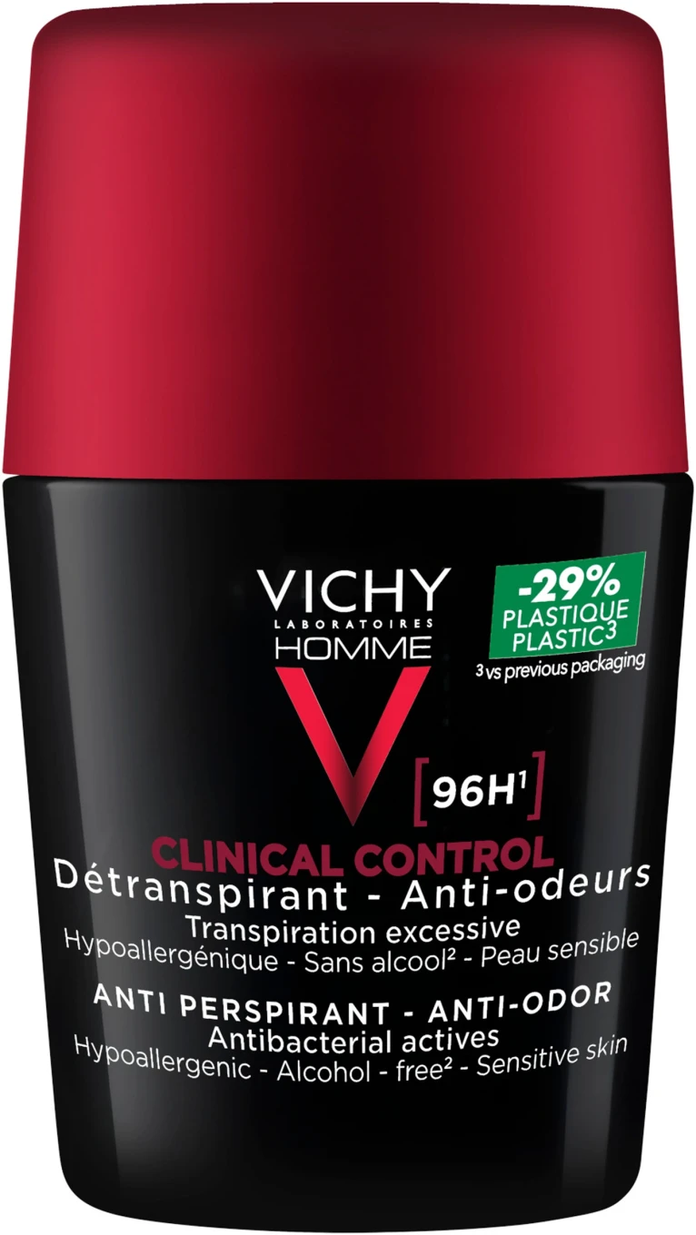 Vichy Homme Clinical Control 96hr Antiperspirant roll-on 50 ml Vichy