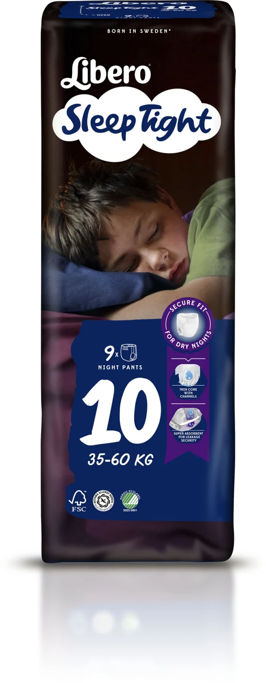 Libero Sleeptight 10 Byxblöja 9 st Libero