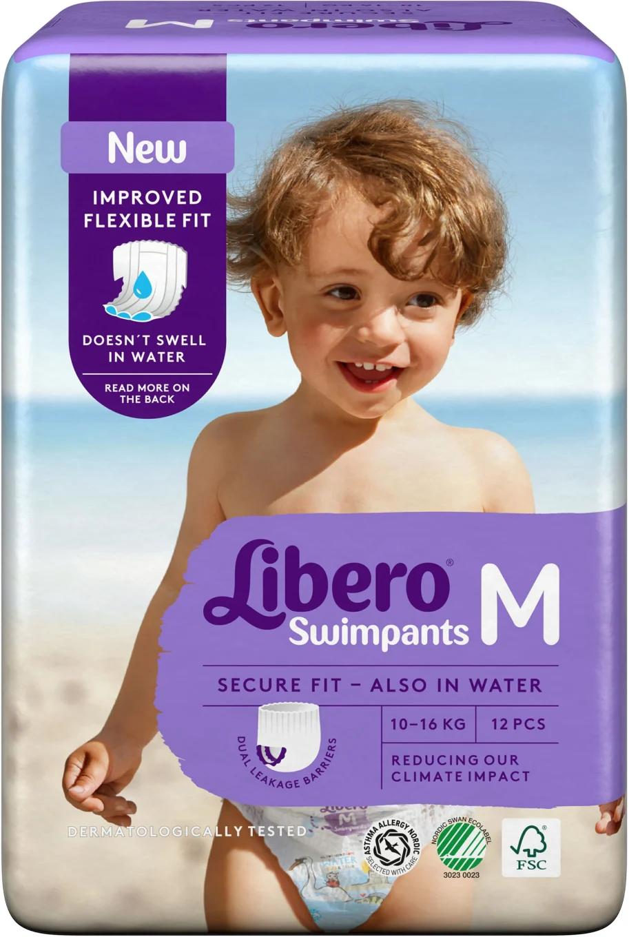 Libero Swimpants Badblöja 12 st Medium 10-16 kg Libero