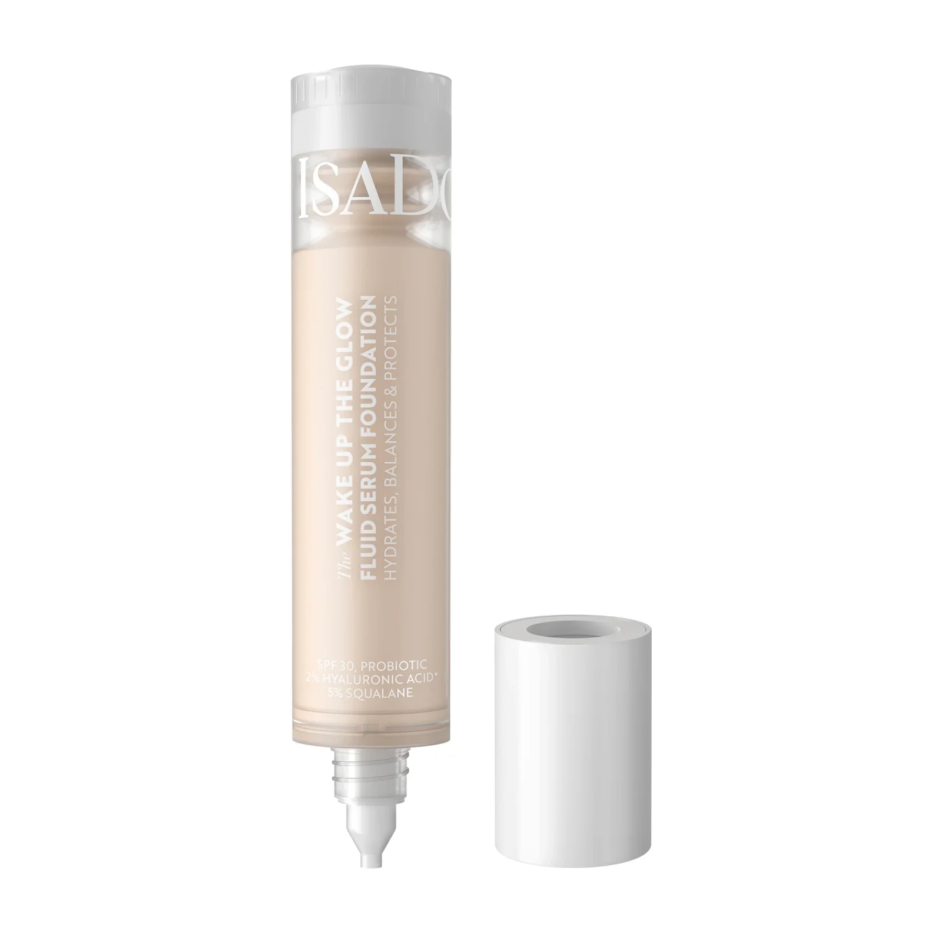 IsaDora Wake Up the Glow Fluid Serum Foundation SPF 30, 30 ml 1N IsaDora